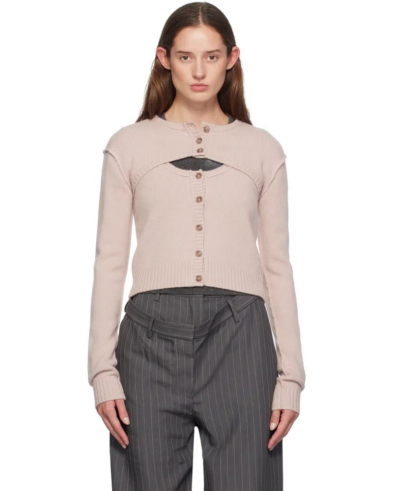 Acne Studios Pink Layered Cardigan Set 416