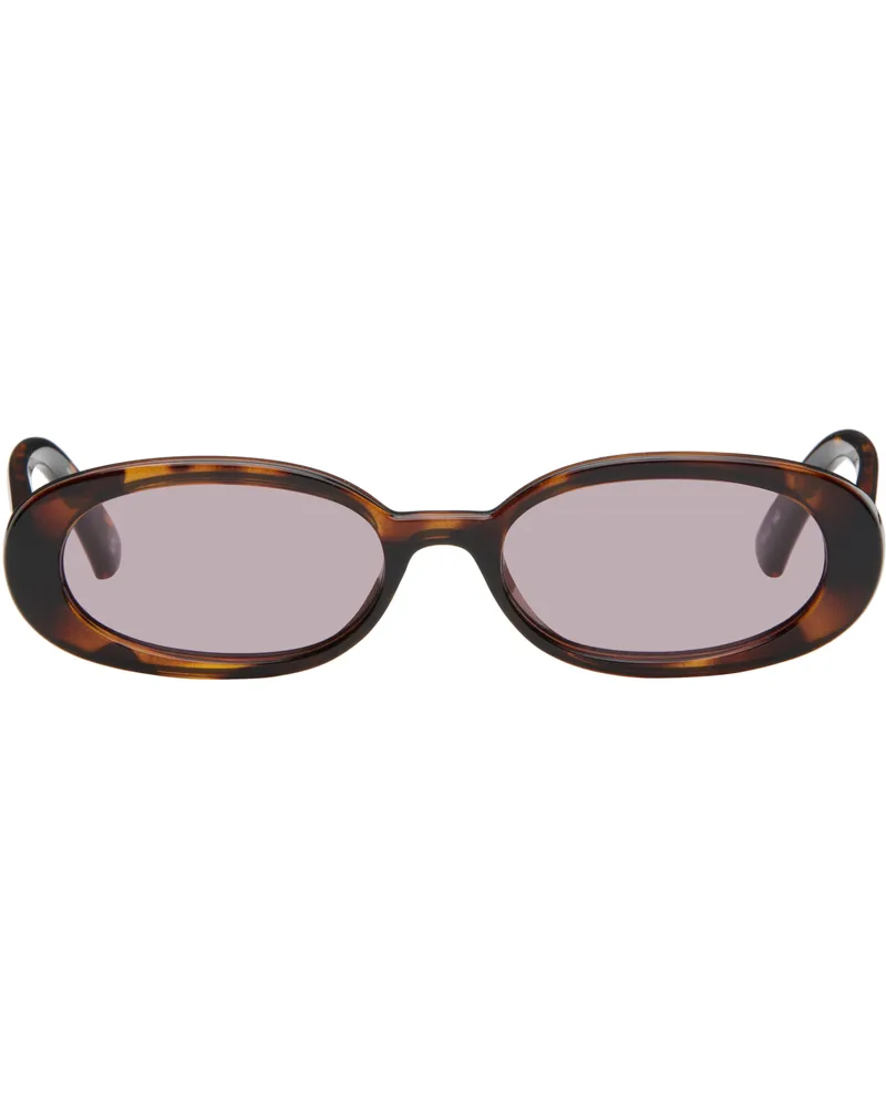Le Specs SSENSE Exclusive Brown 'Outta Love' Sunglasses Tokyo
