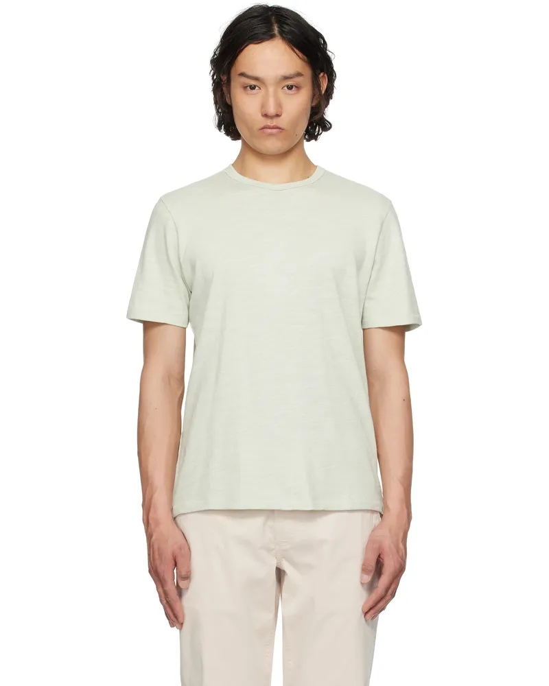 Rag & Bone Green Classic Flame T-shirt Lightteal