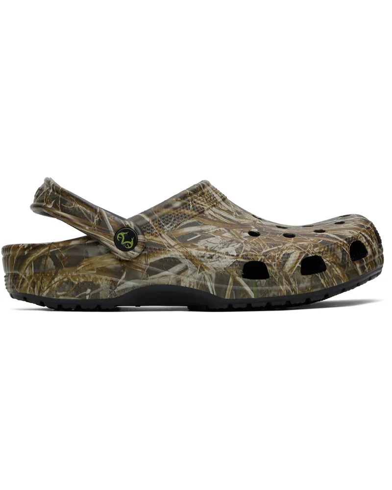 Crocs Khaki Realtree Classic Clogs Multi