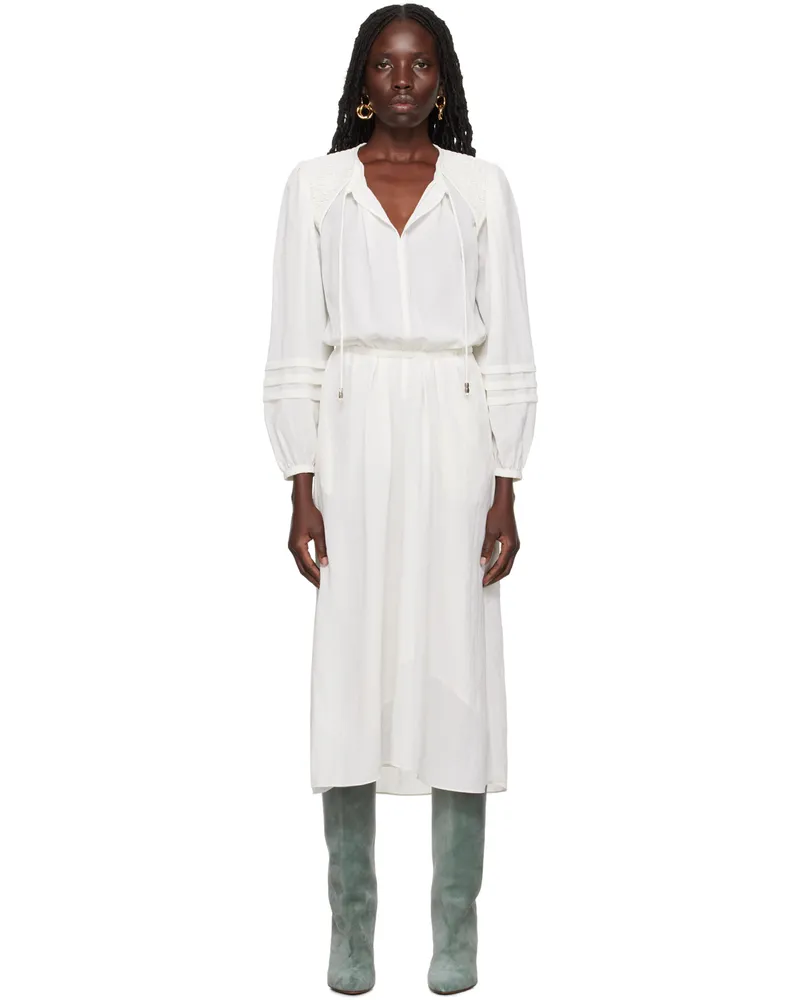 Étoile Isabel Marant Off-White Lydia Midi Dress 23ec