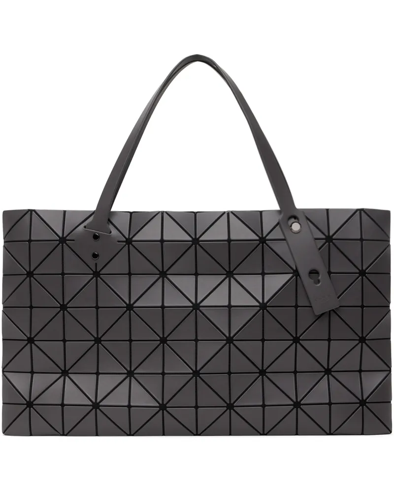 Issey Miyake Gray Large Rock Matte Tote 14-charcoal