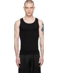 Peter Do Black Creased Tank Top Black