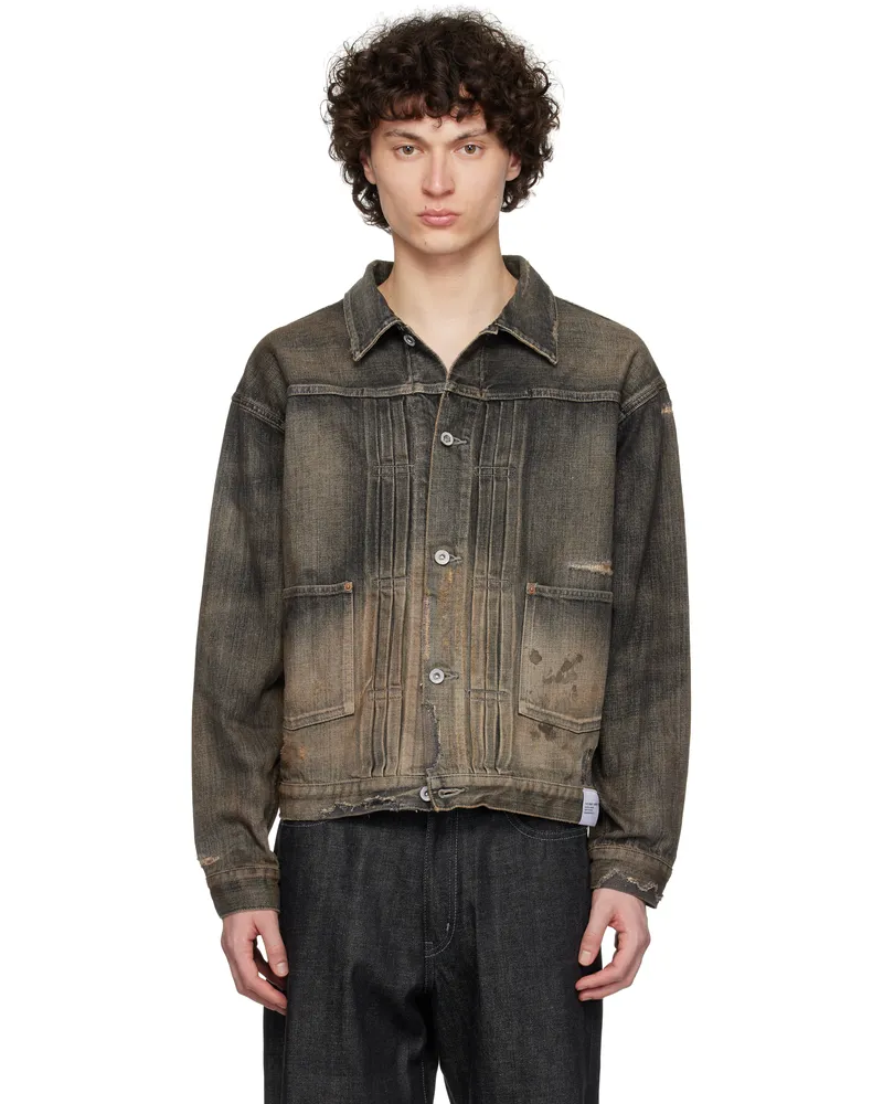 Neighborhood Black Denim Savage Type-1 Jacket Black