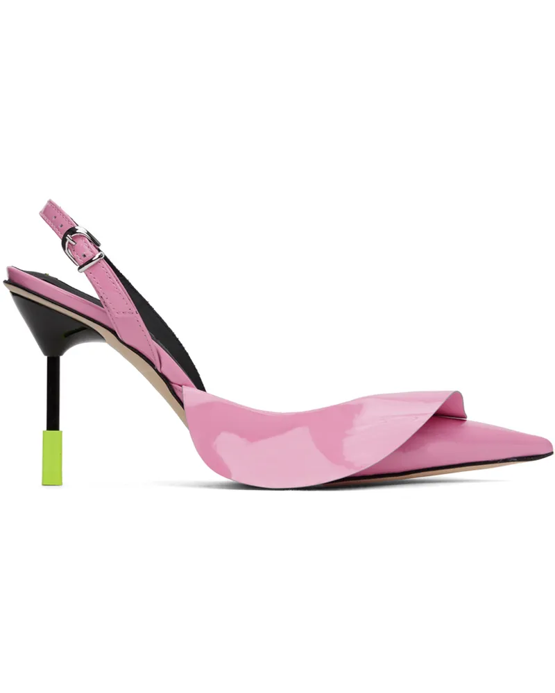 MSGM Pink Sling Back Heels 13