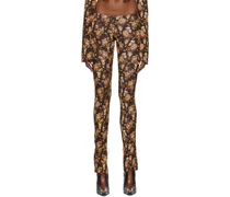 Brown Perse Trousers