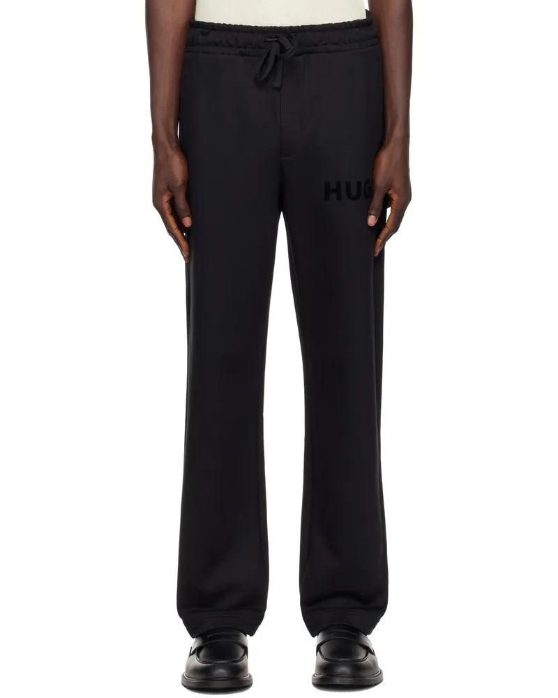 HUGO BOSS Black Jersey Sweatpants 001-black