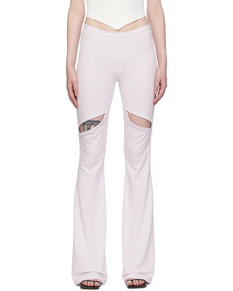 Courrèges Purple Ellipse Trousers 0077