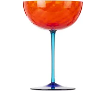 Orange Carretto Champagne Glass