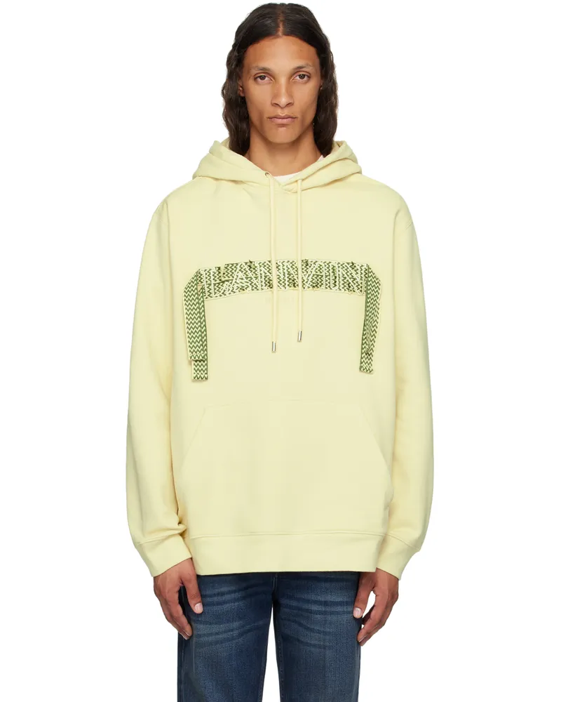 Lanvin Yellow Curb Lace Hoodie 514