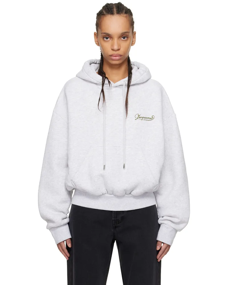 Jacquemus Gray 'The Corto' Hoodie 9cn