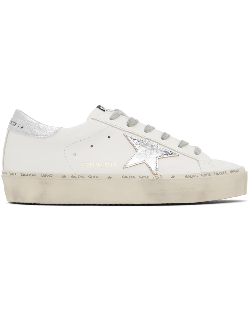 Golden Goose White Hi Star Sneakers 80185