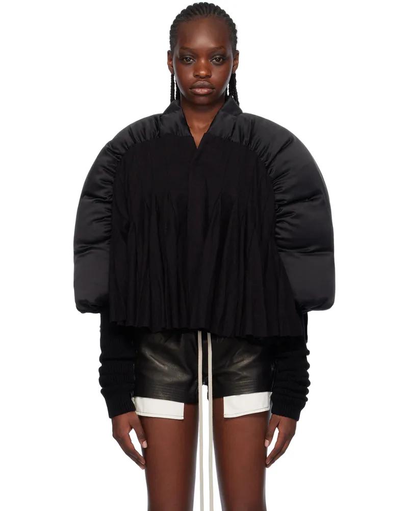 Rick Owens Black Duvetessa Down Jacket 09