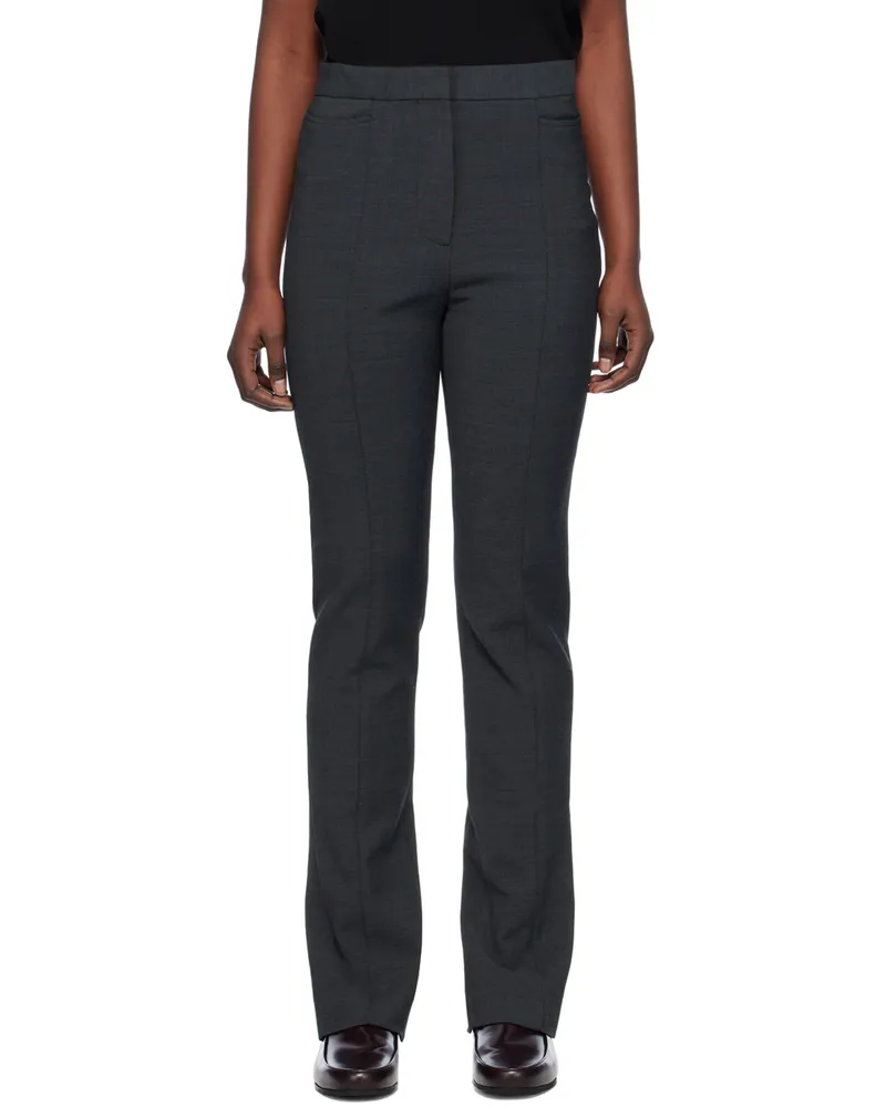 Totême Gray Slim Trousers 019