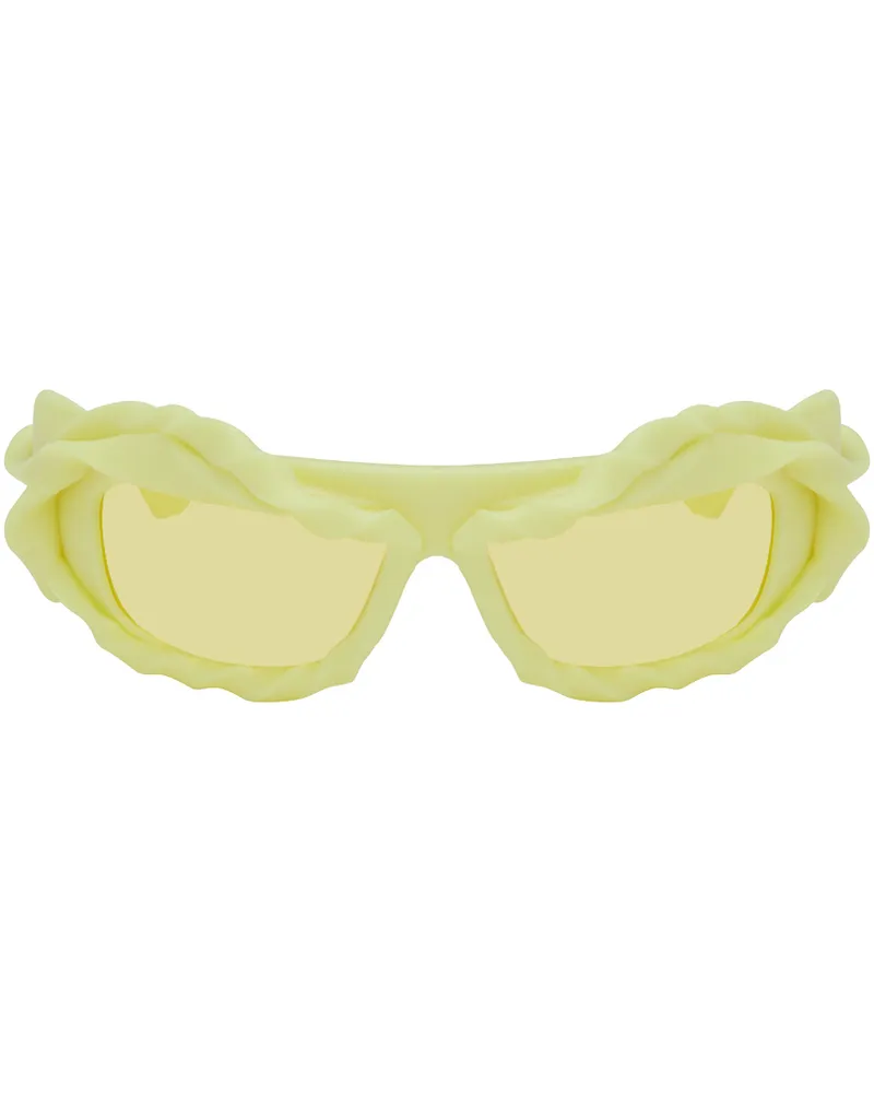OTTOLINGER Yellow Twisted Sunglasses Yellow