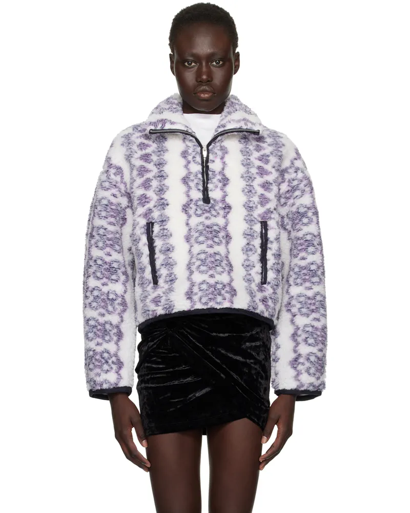 Étoile Isabel Marant Off-White & Purple Marie Jacket Ecpe