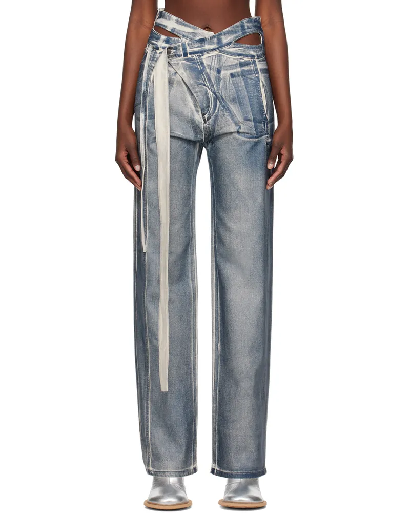 OTTOLINGER SSENSE Exclusive Blue Jeans Sand
