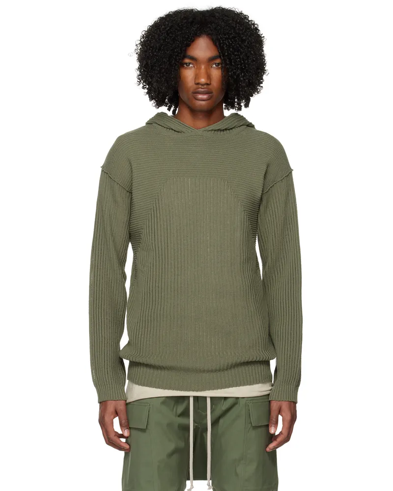 Rick Owens Green Fisherman Hoodie 55