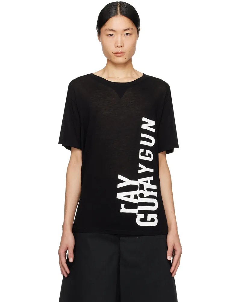 TheSoloIst Black Printed T-Shirt Black