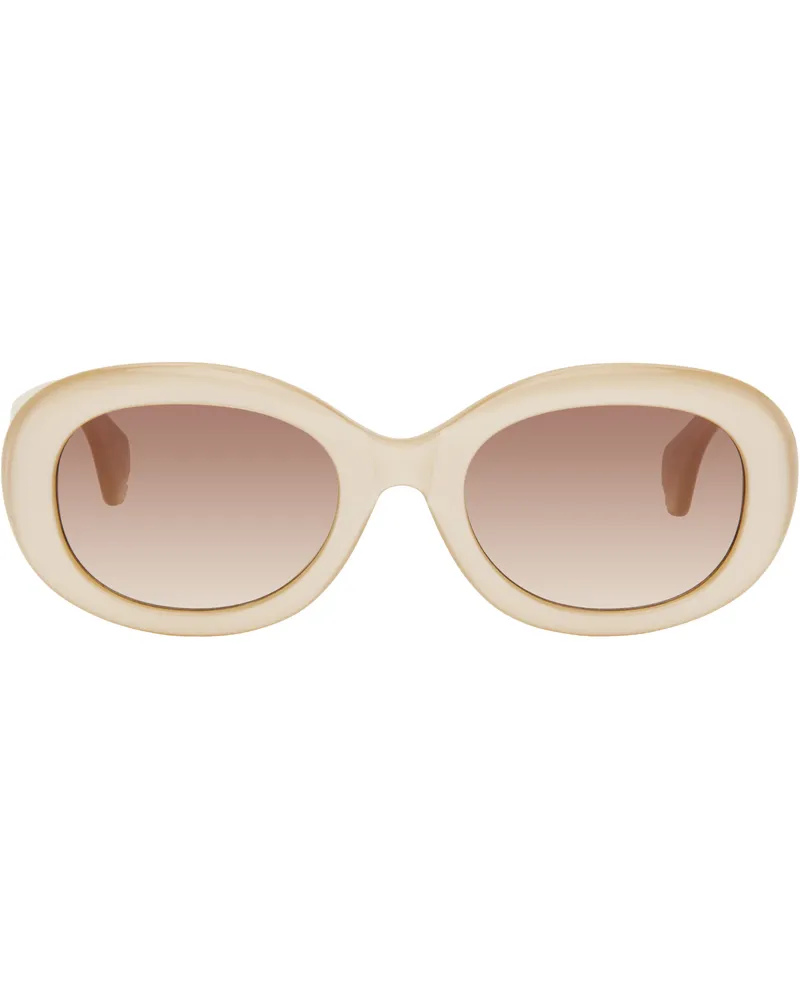 Vivienne Westwood Beige Vivienne Sunglasses Soild