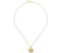 Gold Cupid Necklace