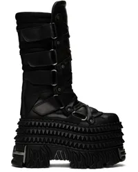 VETEMENTS Black New Rock Edition Tower Boots Black