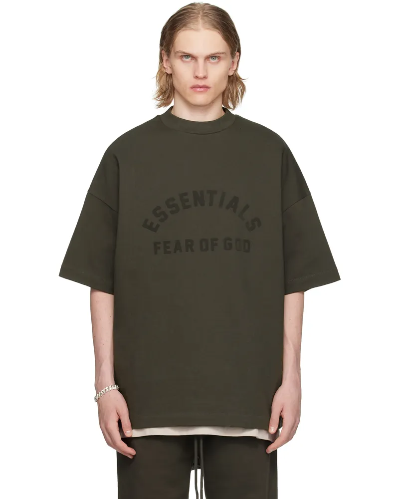 Fear of God Gray Crewneck T-Shirt Ink