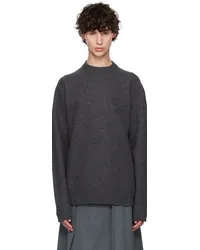 Jil Sander Gray Crewneck Sweater Ash