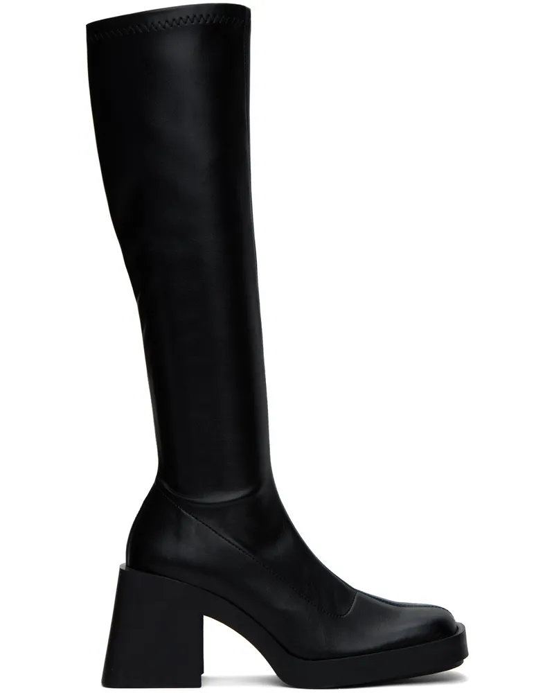 Justine Clenquet Black Chloe High Boots Black