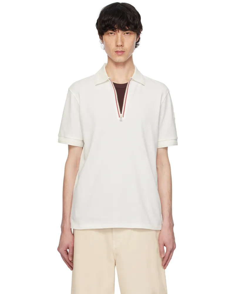 Moncler White Archivio SS Polo 034