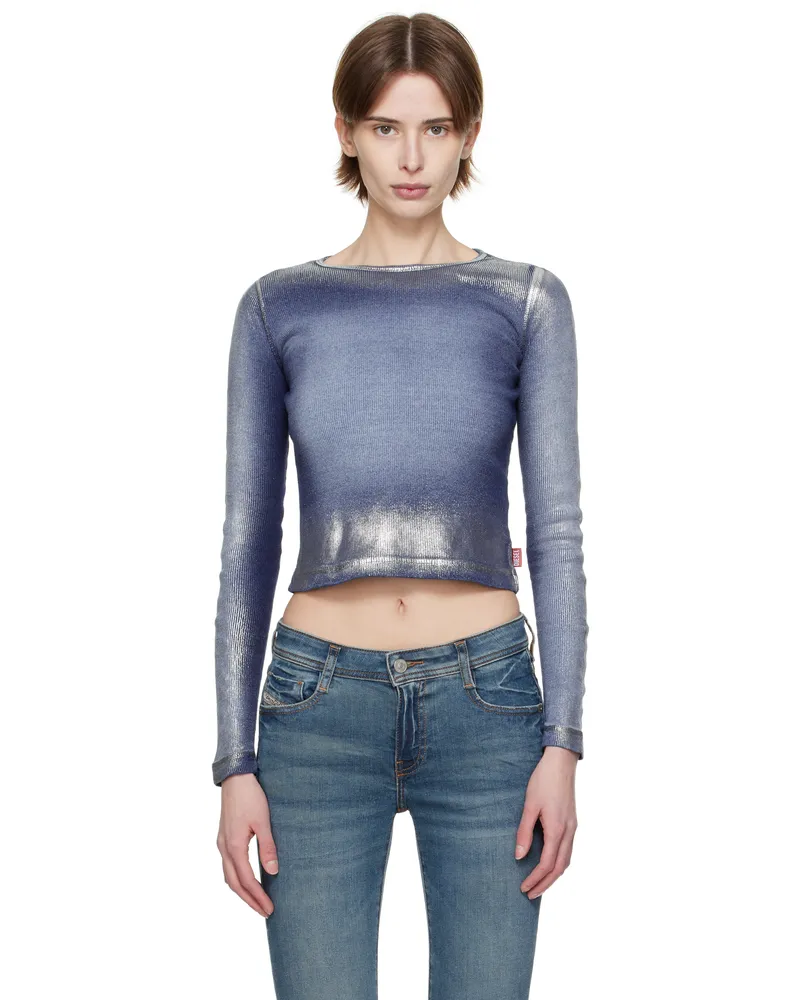 Diesel Blue T-Banes-Nc-Q1 T-Shirt 01