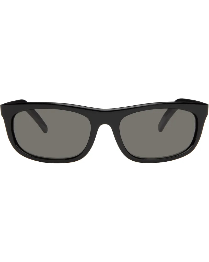 Our Legacy Black Shelter Sunglasses Infinite