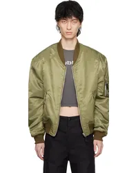 Doublet Khaki Printed Bomber Jacket Khaki