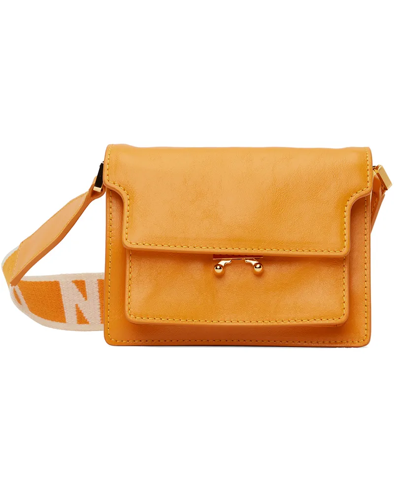 Marni Orange Trunk Soft Mini Bag 00r31
