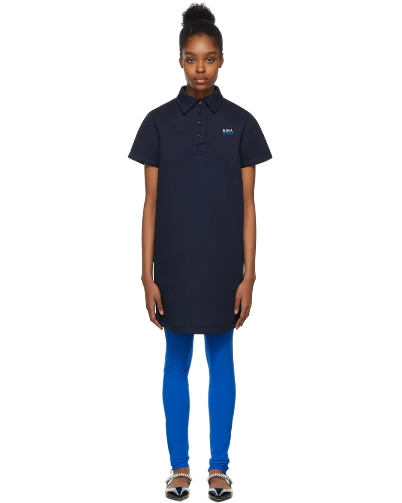 Nina Ricci Navy Polo Dress U4434