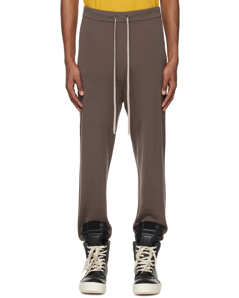 Rick Owens Gray Tapered Lounge Pants 34