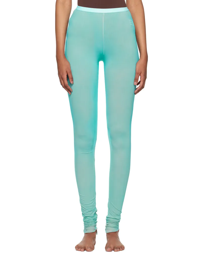 Maison Margiela Blue Faded Leggings 962