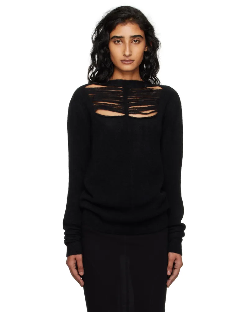 Rick Owens Black Concordians LS Sweater 09