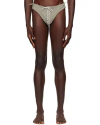 Ludovic de Saint Sernin Khaki Signature Swim Briefs Kaki