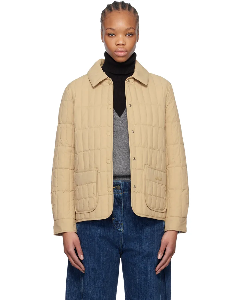 Mackage Beige Dulcia Down Jacket C0274