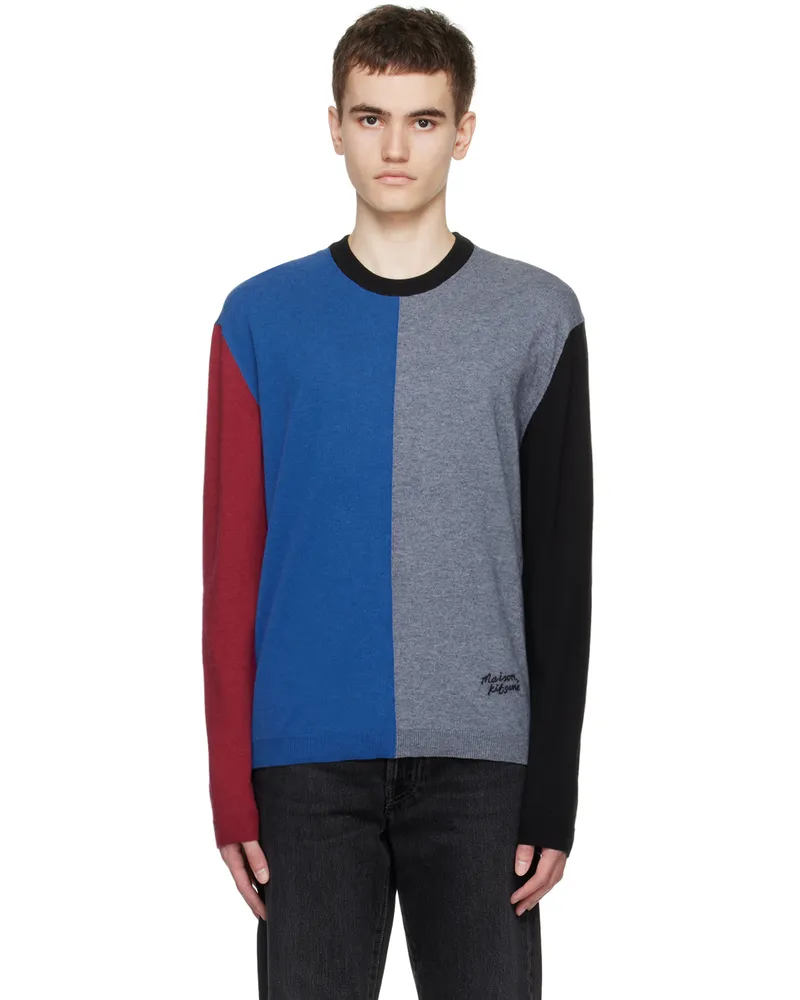 Kitsuné Multicolor Color Block Sweater M459