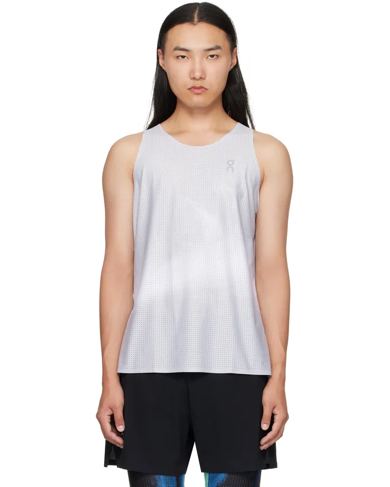 ON Gray Pace Tank Top Glacier