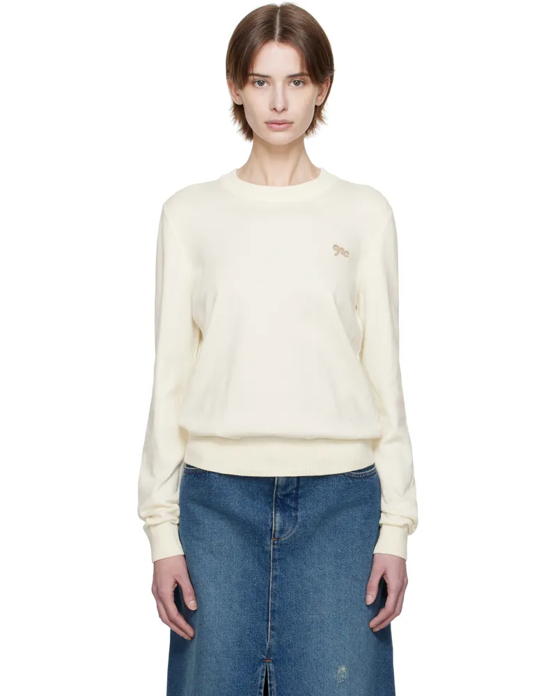 A.P.C. Off-White Veronique Sweater Aac