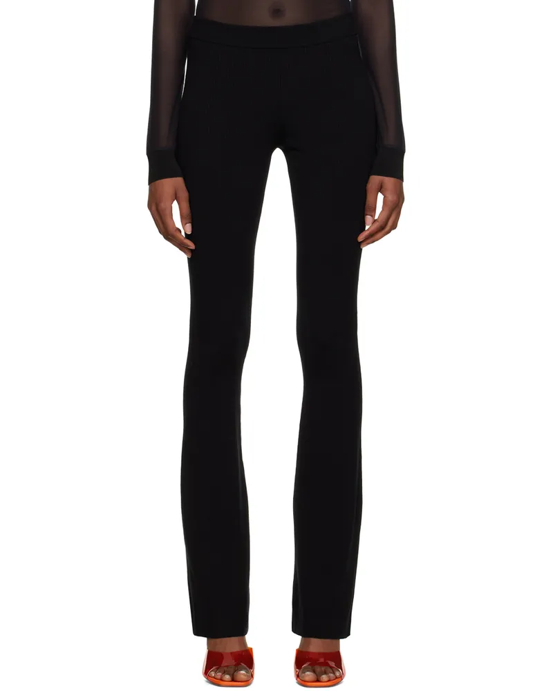 Heron Preston Black Flared Leggings Black