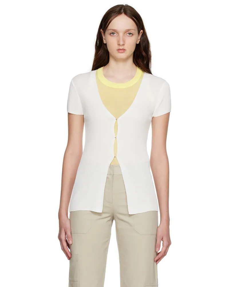 bec & bridge Off-White Tilda T-Shirt Ivory