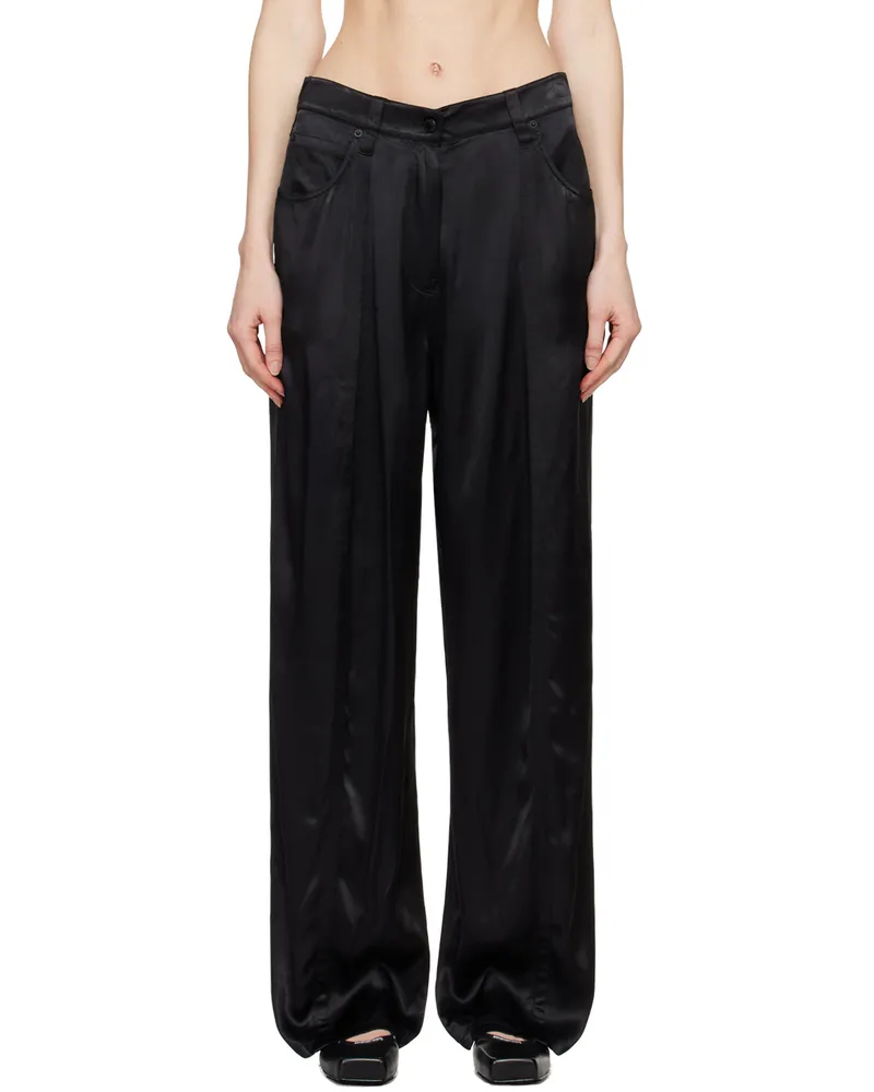 Alexander Wang Black Seamed Trousers 001