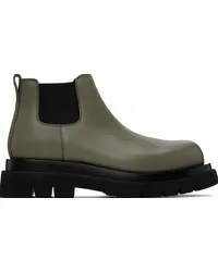 Bottega Veneta Gray Lug Chelsea Boots Asphalt