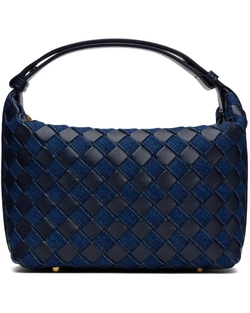 Bottega Veneta Navy & Indigo Mini Wallace Bag 4156