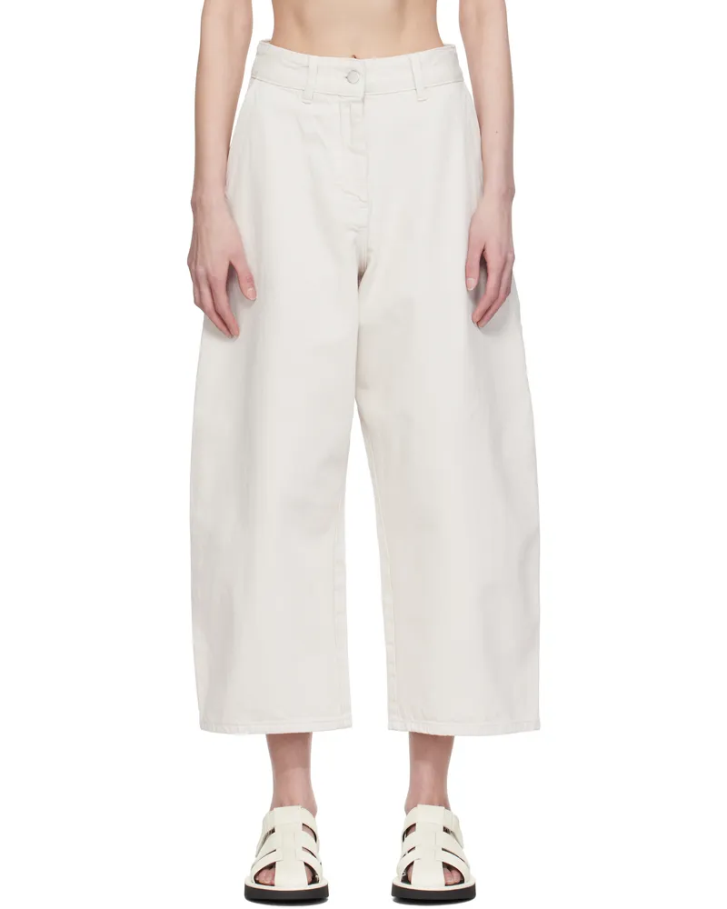 Studio Nicholson Off-White Chalco Jeans Ice