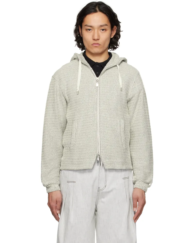 Adererror Gray Lunel Product. 30 Zip-Up Hoodie Off